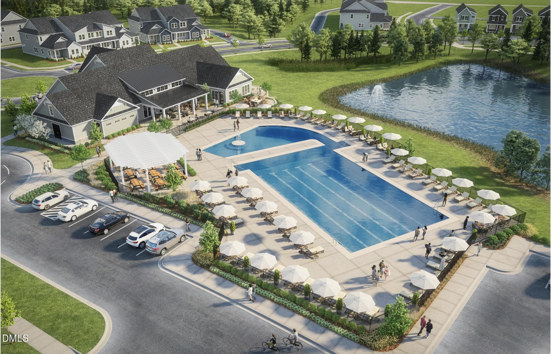 Pool/Clubhouse - 1144 Lamplighter Lot 391 Drive, Raleigh, NC 27604, Raleigh
