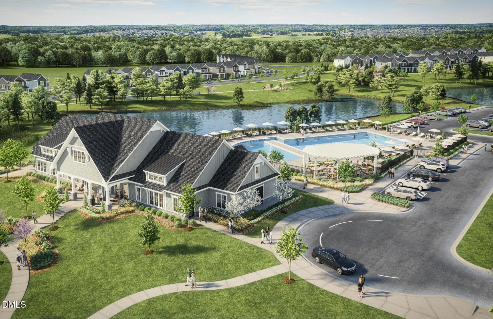 Club House/Pool - 1144 Lamplighter Lot 391 Drive, Raleigh, NC 27604, Raleigh