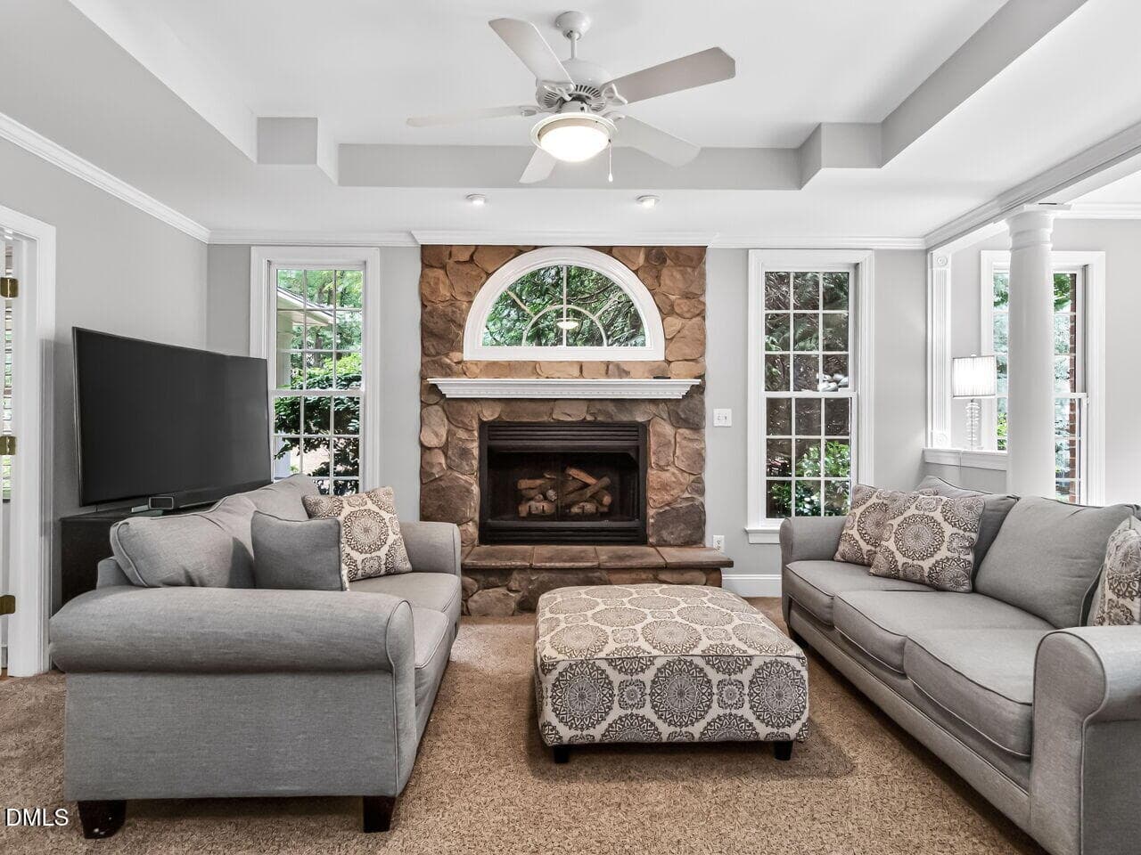 Living Room - 5117 Swisswood Drive, Raleigh, NC 27613, Raleigh