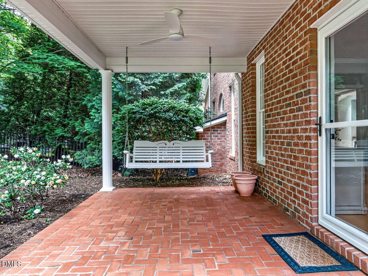 Covered Porch Off First Floor Office - 5117 Swisswood Drive, Raleigh, NC 27613, Raleigh