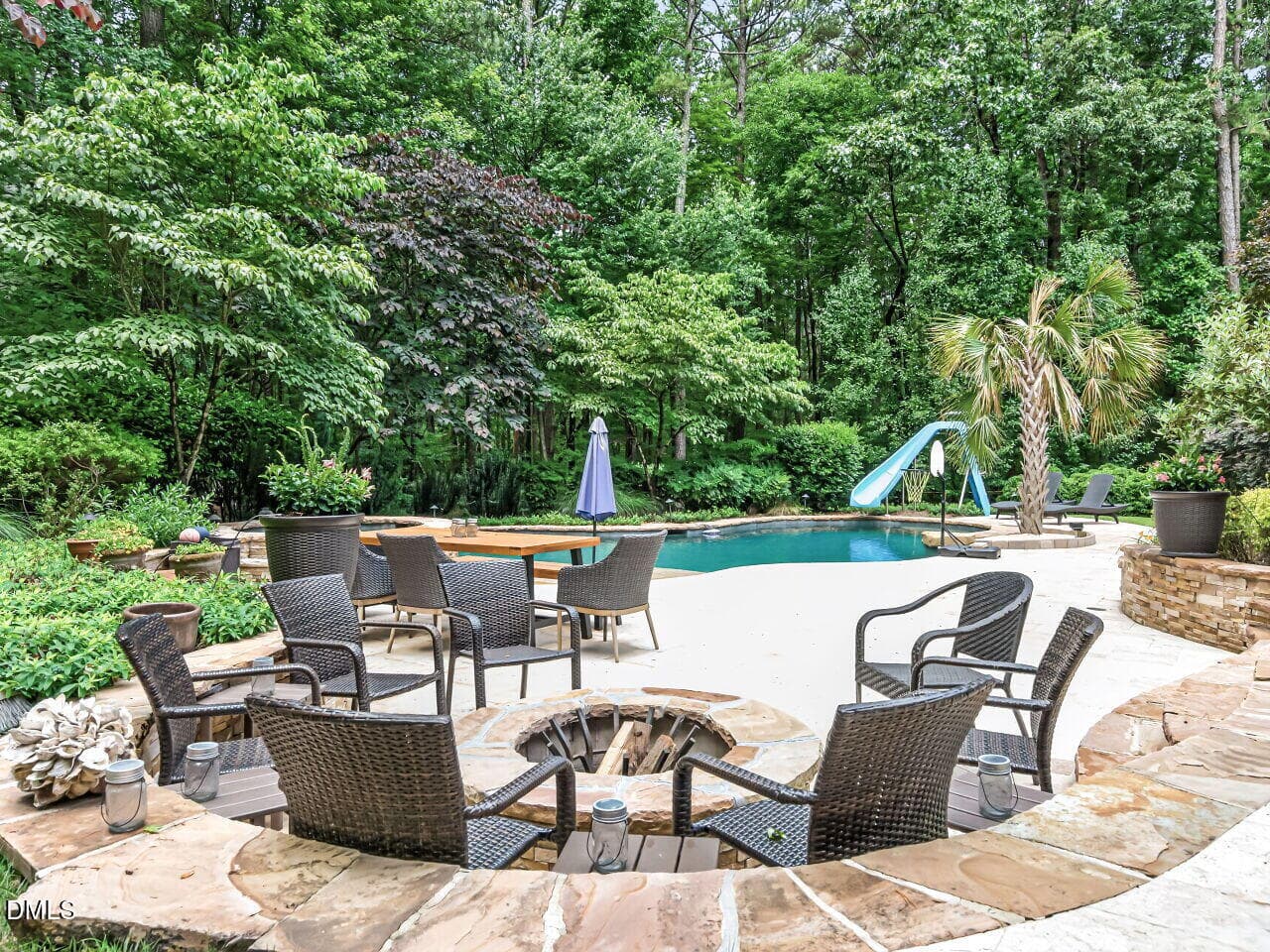 Fire Pit - 5117 Swisswood Drive, Raleigh, NC 27613, Raleigh