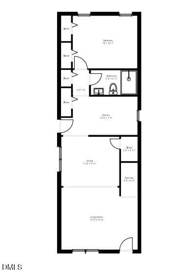 first floor - 1217 Rosedale Avenue B, Durham, NC 27707, Durham