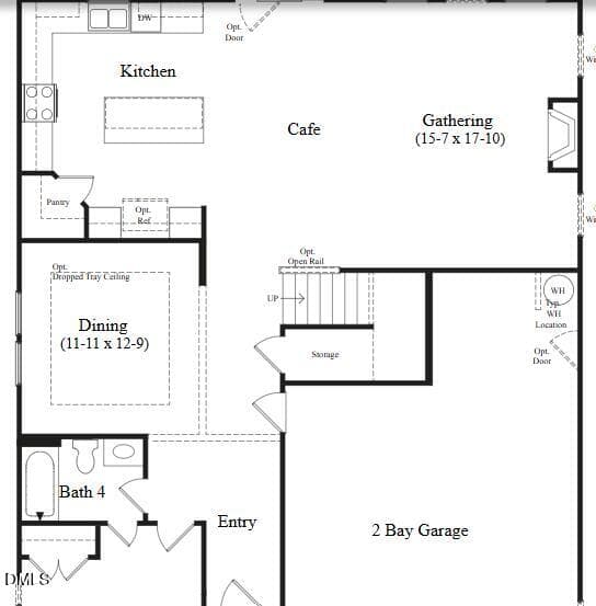 Homesite 18 First Floor - 308 Juniper Branch Trail, Four Oaks, NC 27524