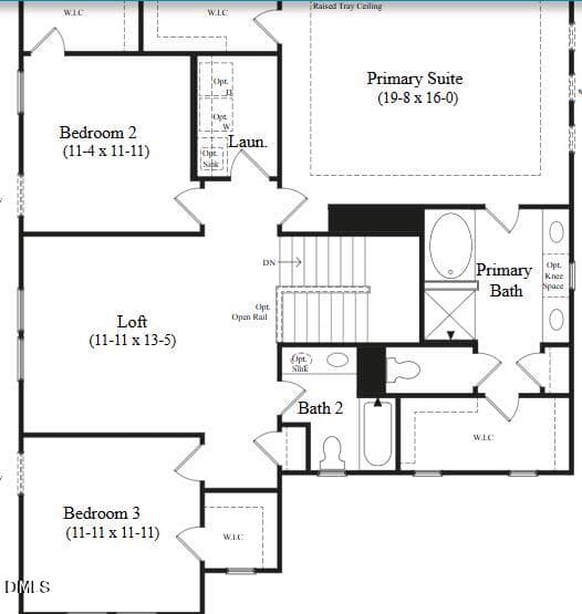 Homesite 18 Second Floor Jasper Landing - 308 Juniper Branch Trail, Four Oaks, NC 27524