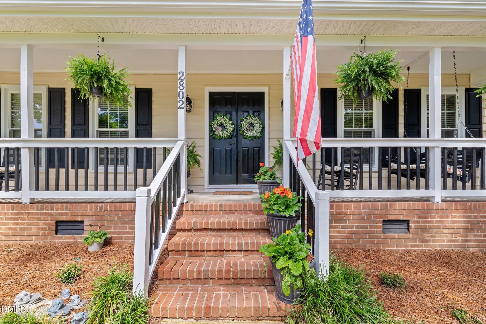 Rocking chair front porch - 2802 Camfield Place, Garner, NC 27529