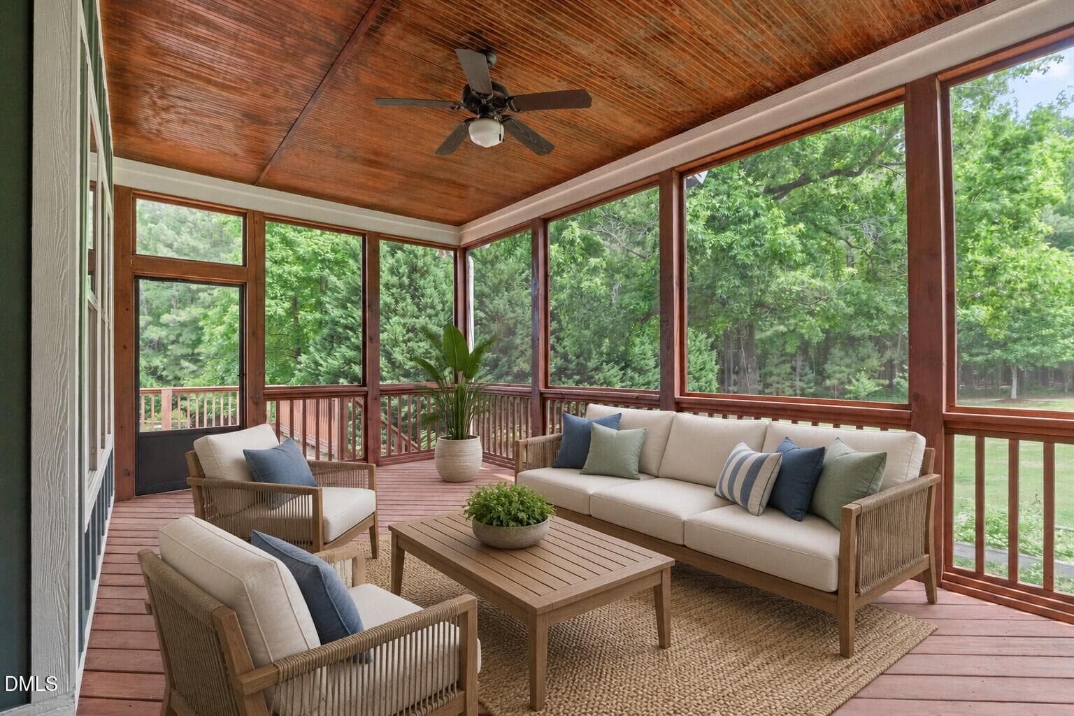 Screened Porch - Staging Bryant - 3320 Bryant Falls Court, Raleigh, NC 27613, Raleigh