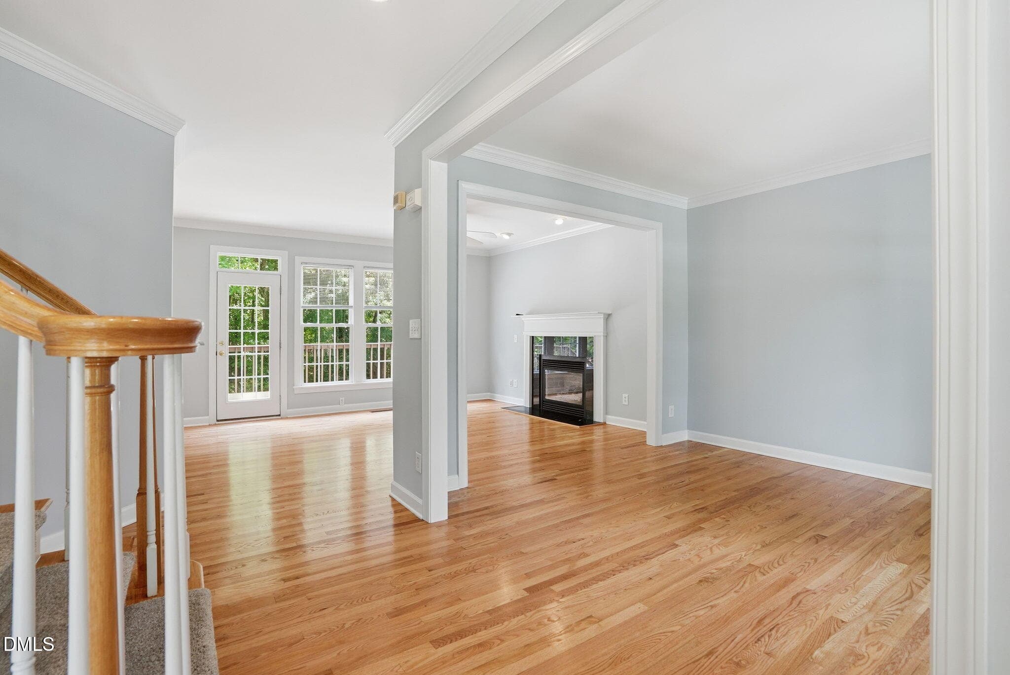 View From Entryway - 7 Morgans Ridge Lane, Durham, NC 27707, Durham