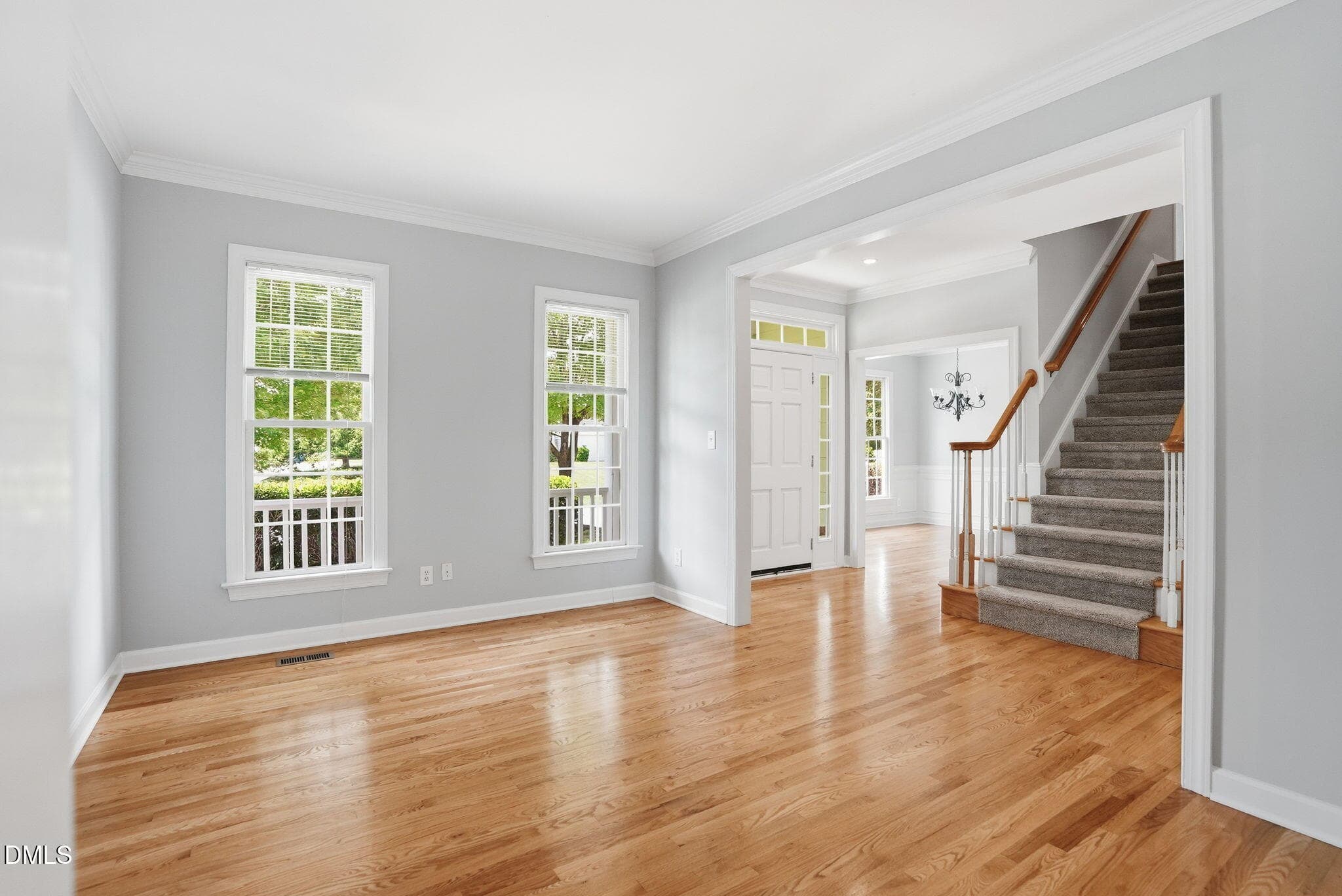 Living Room / Flex Room - 7 Morgans Ridge Lane, Durham, NC 27707, Durham