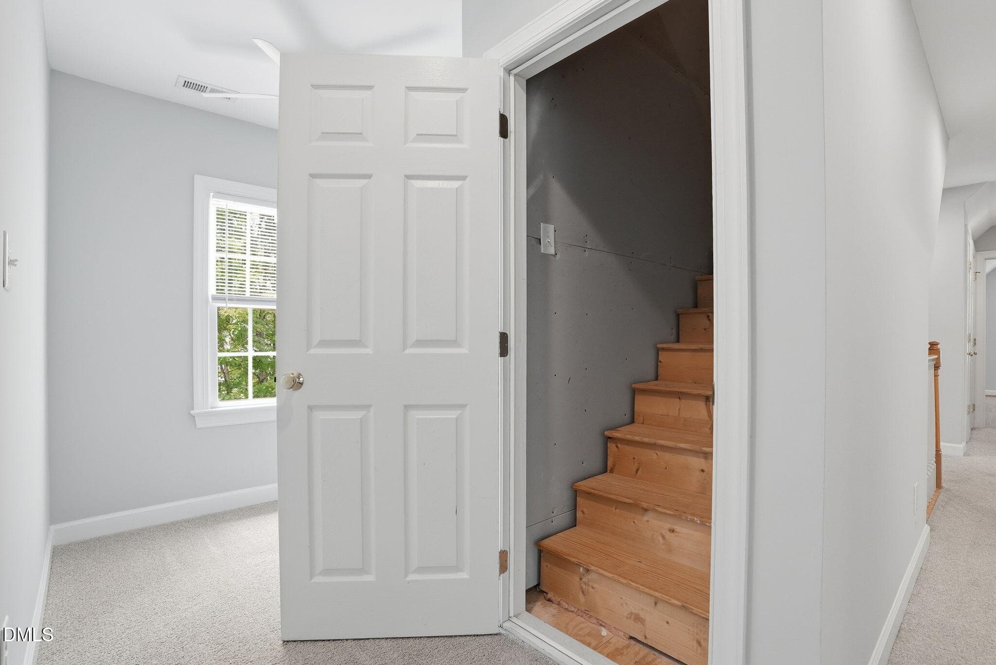 Stairs To Walk-Up Attic - 7 Morgans Ridge Lane, Durham, NC 27707, Durham