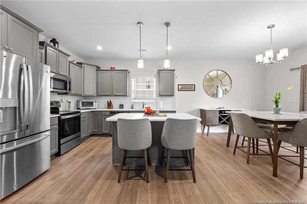 Kitchen and eating area - 1116 Mayfern Drive, Hope Mills, NC 28348