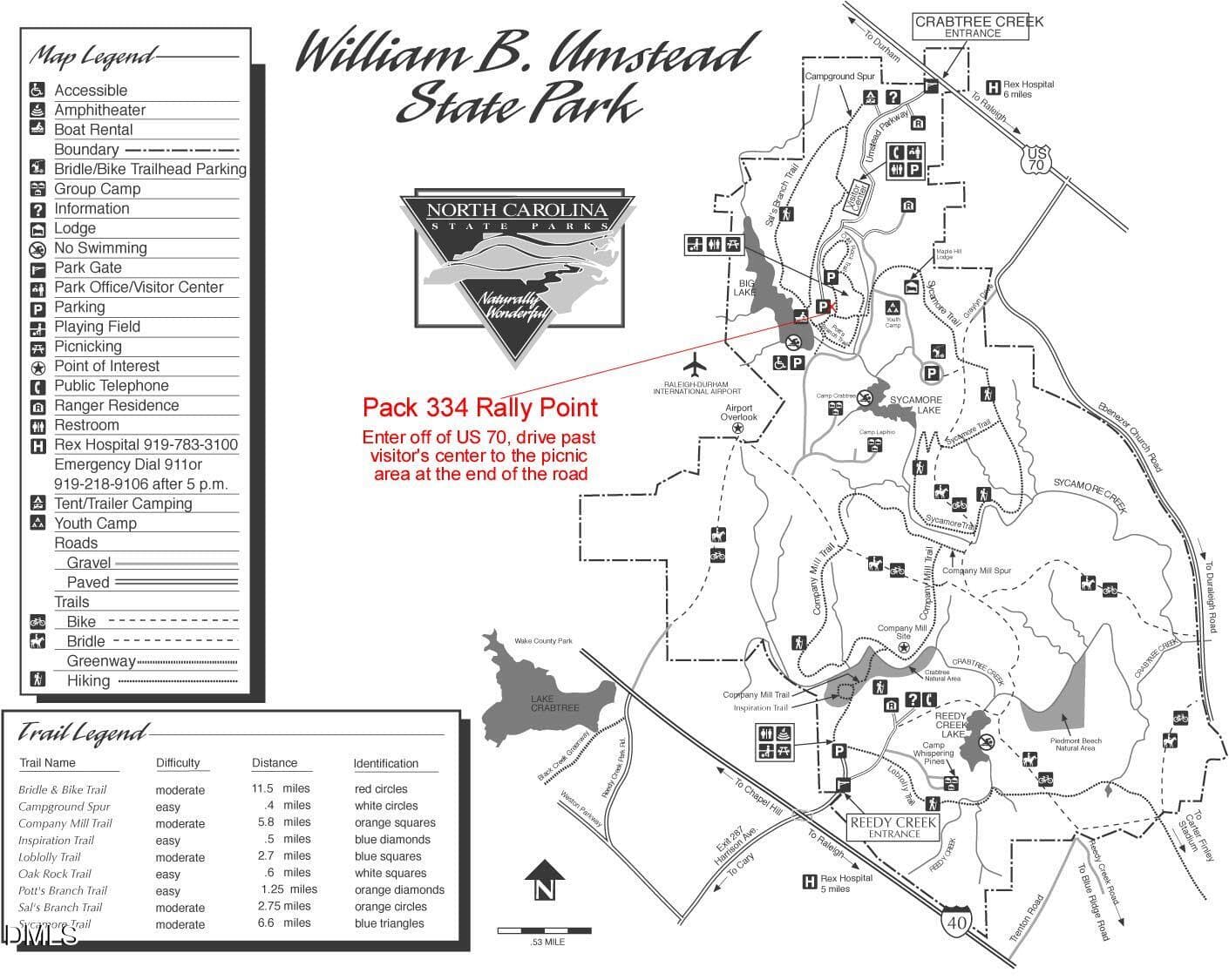 UmsteadPark map - 7605 Wellesley Park N, Raleigh, NC 27615, Raleigh