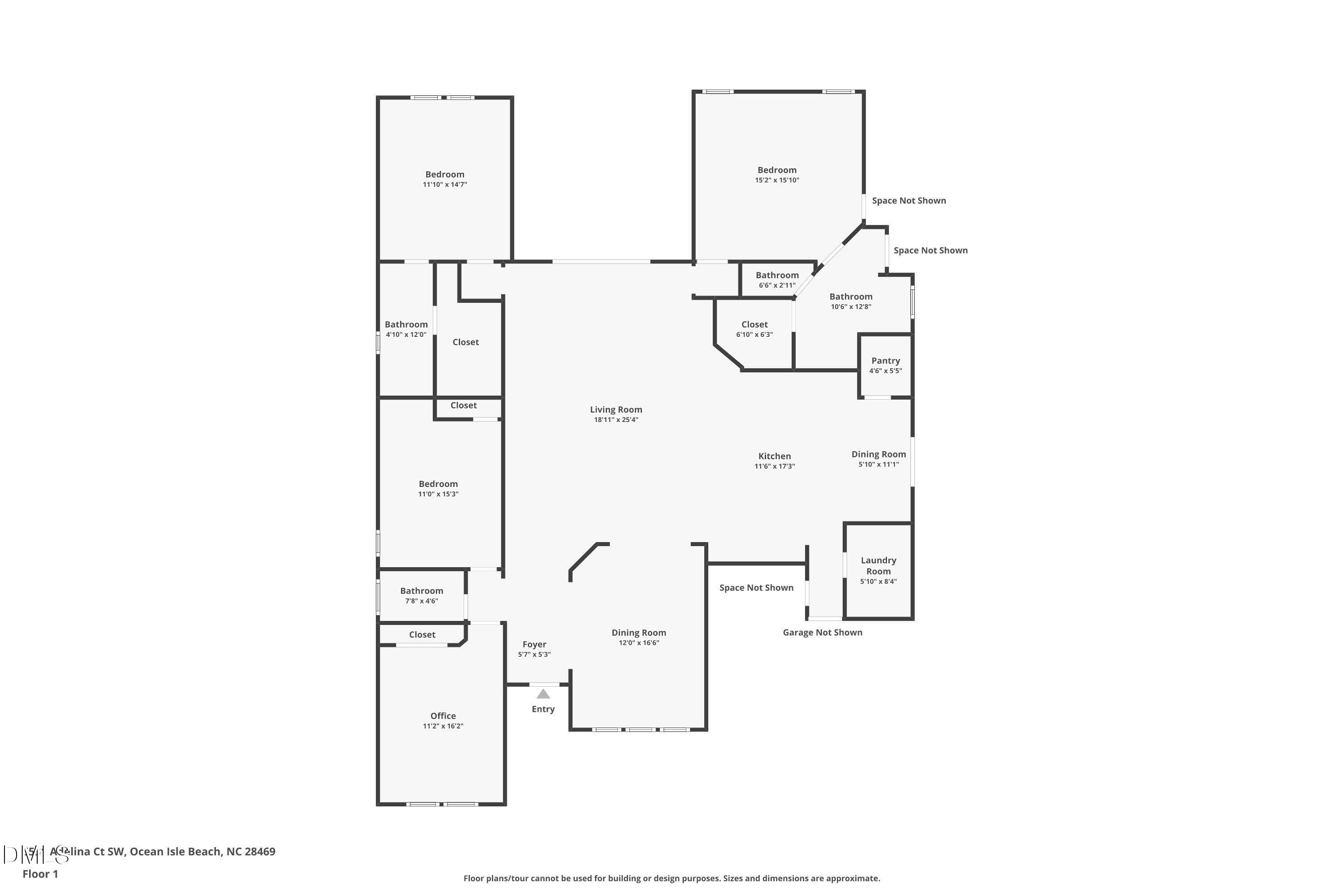 Floor Plan - 6531 Adelina Court SW, Ocean Isle Beach, NC 28469