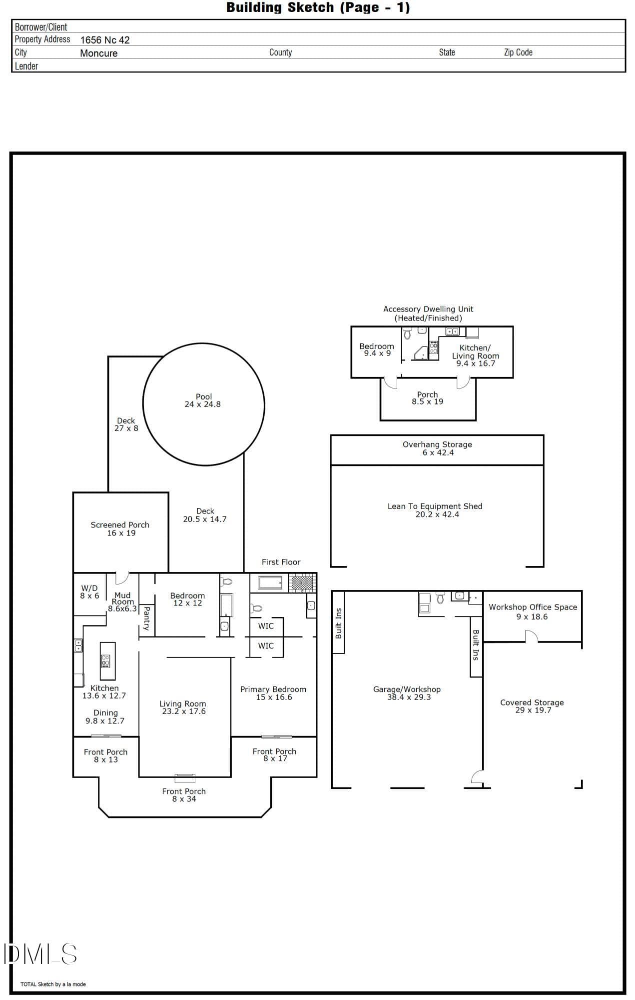 FloorPlan1 - 1656 Nc 42 Highway, Moncure, NC 27559