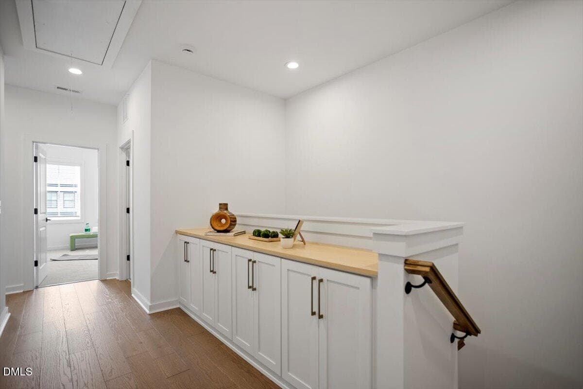 Upper Level Landing w/ Custom Built-in - 6419 Tanner Oak Lane, Raleigh, NC 27613, Raleigh