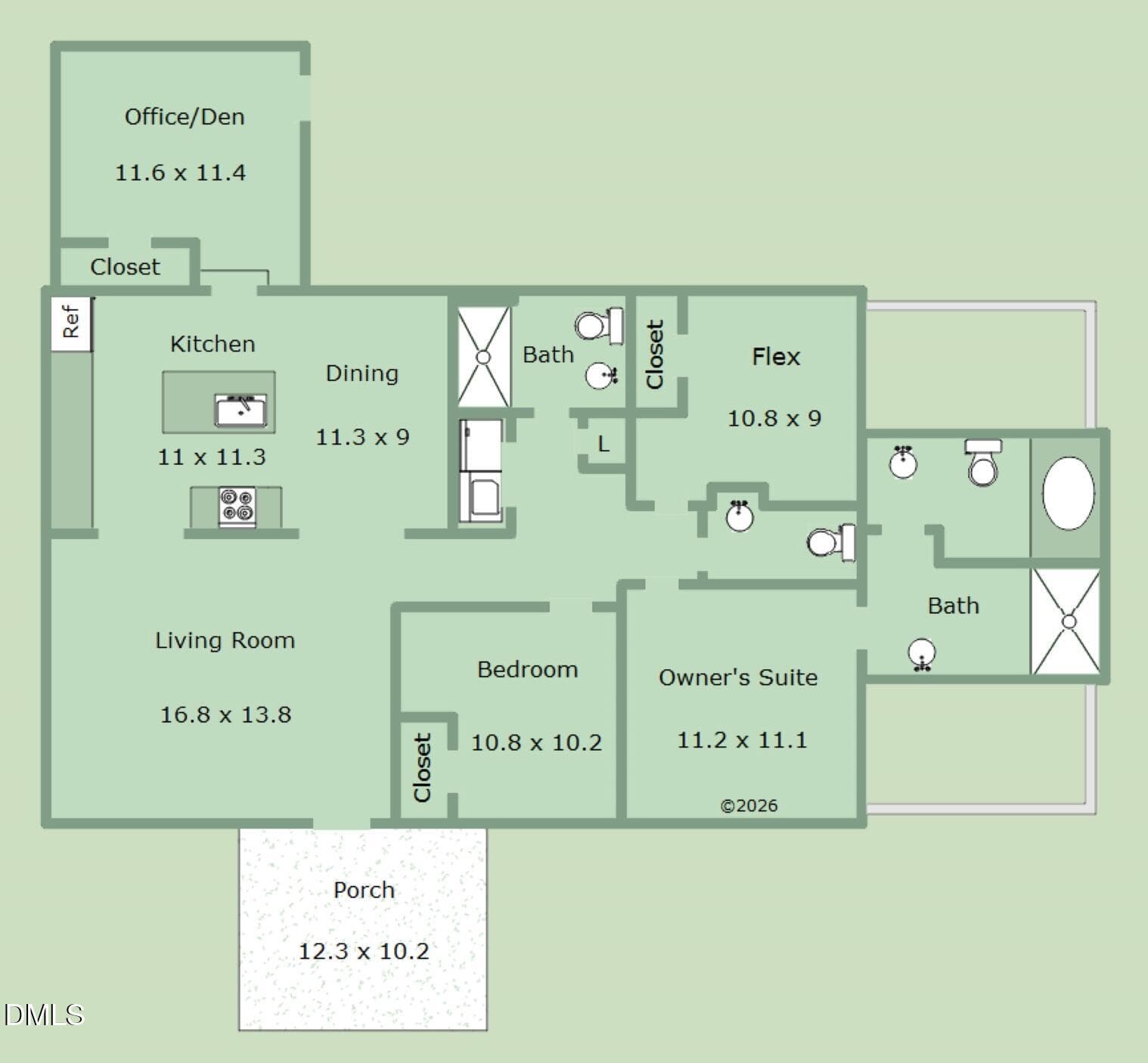 Floorplan-7702 Rock Quarry Road (Custom) - 7702 Rock Quarry Road, Raleigh, NC 27610, Raleigh