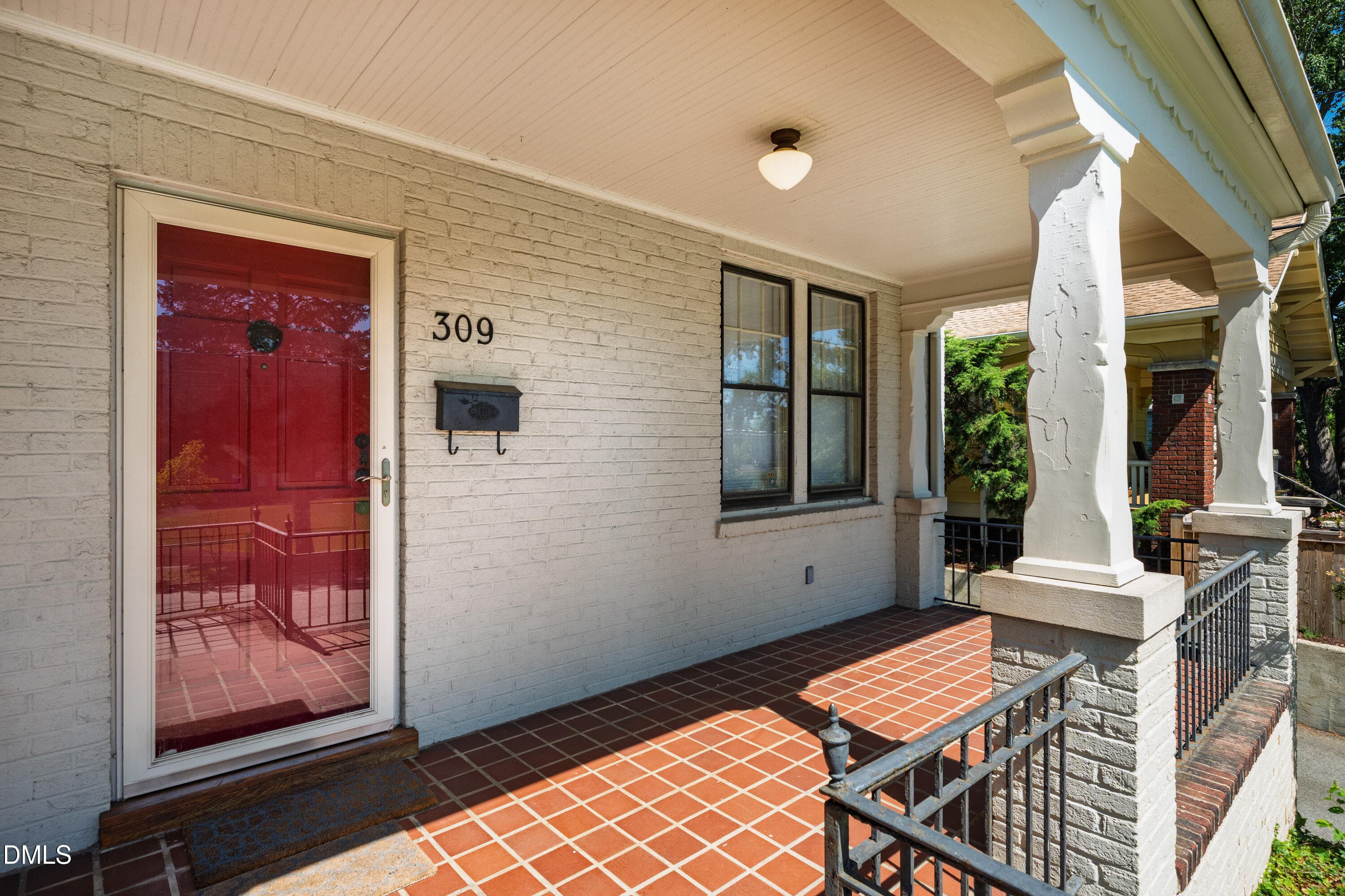 Covered front porch - 309 N Gregson Street, Durham, NC 27701, Durham