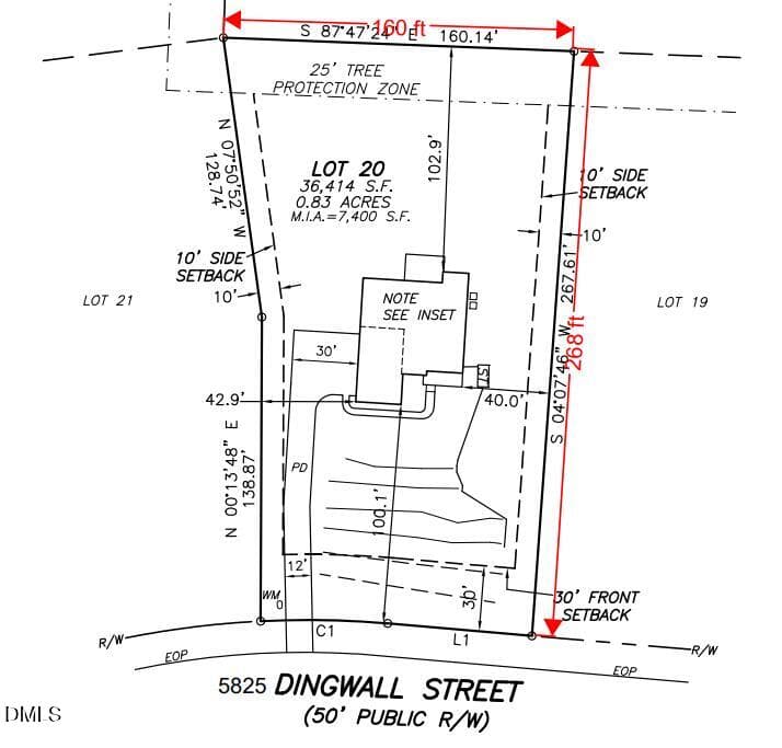 plot-Vanderburgh - 5825 Dingwall Street, Knightdale, NC 27545