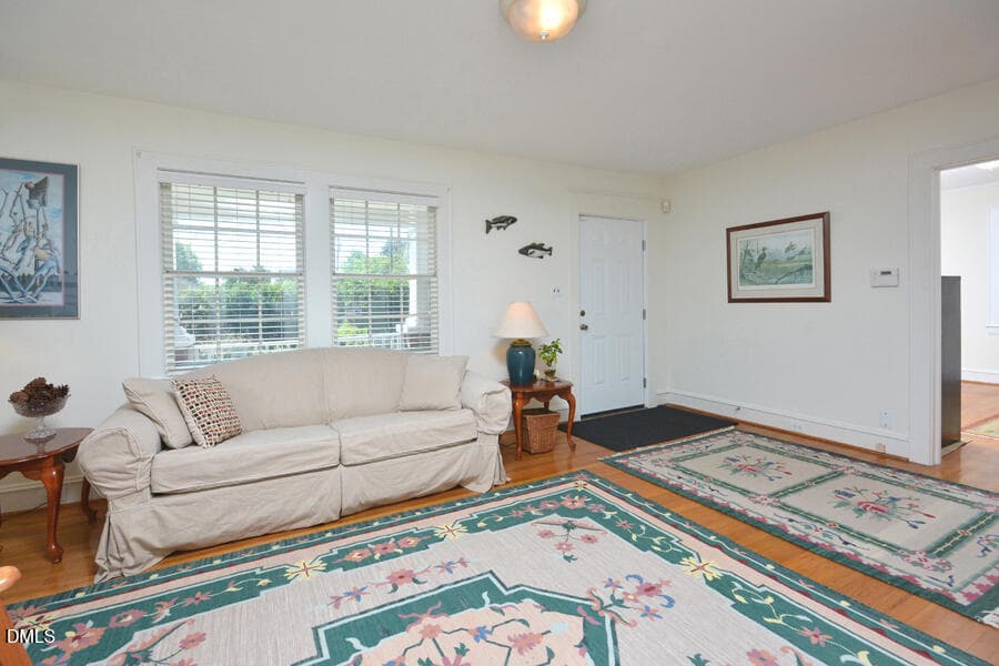 6- Living room front door - 1814 Chapel Hill Road, Durham, NC 27707, Durham