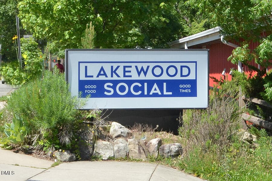32- Lakewood Social sign - 1814 Chapel Hill Road, Durham, NC 27707, Durham