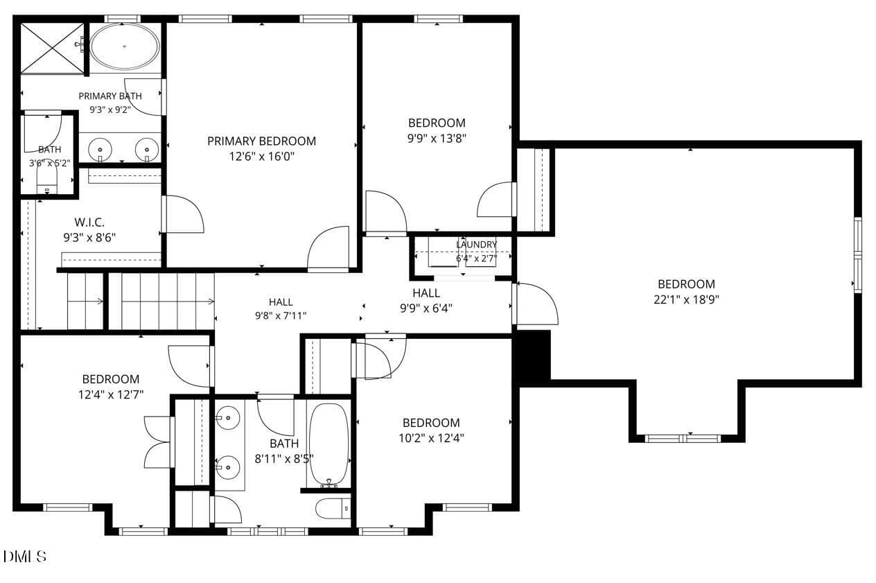 9 Clover Hill 2nd Floor Plan - 9 Clover Hill Place, Durham, NC 27712, Durham