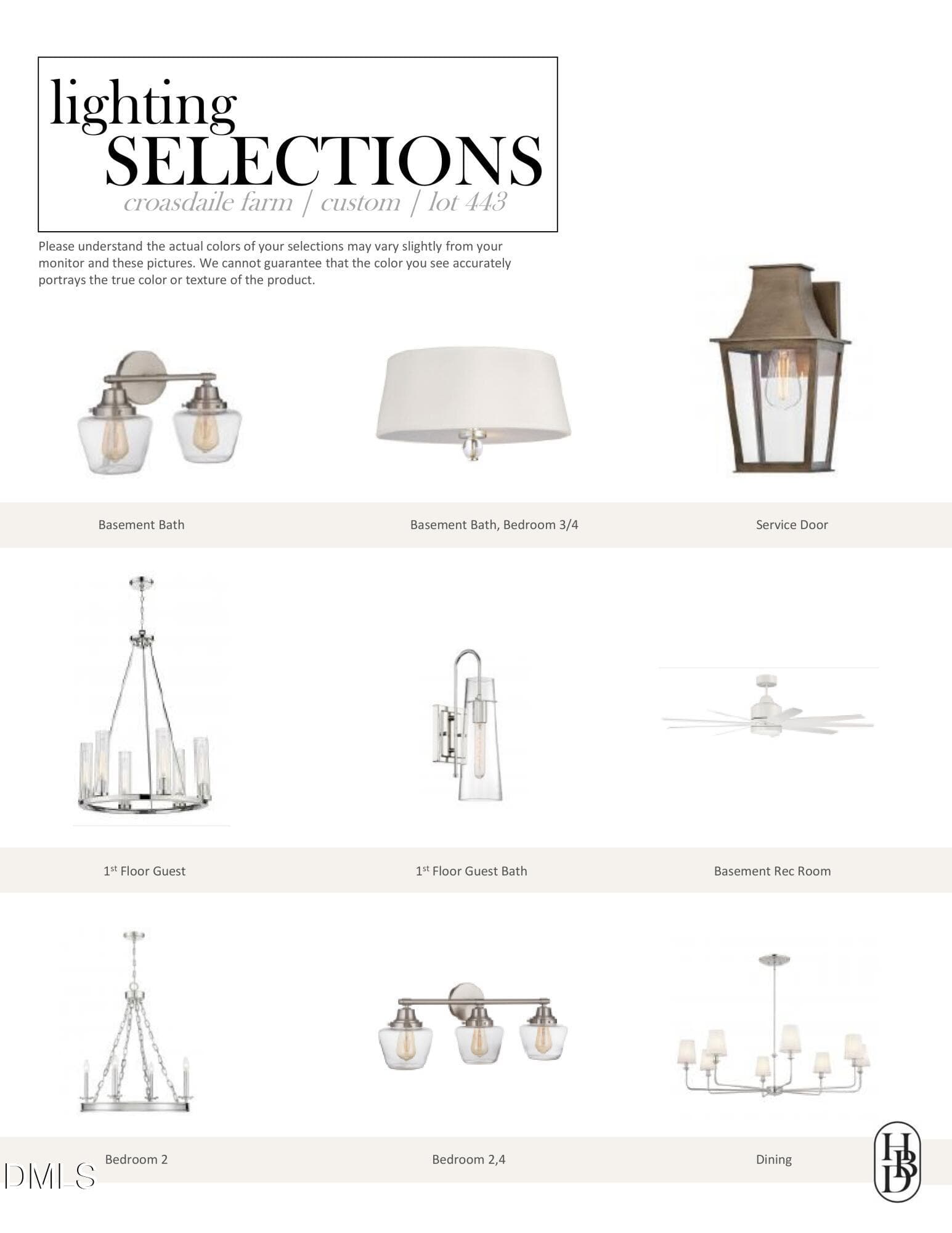 Lighting Selections - 125 Crestridge Place, Durham, NC 27705