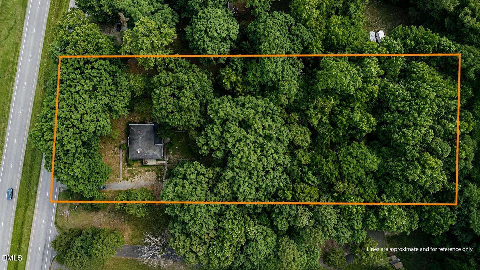 approximate property lines - 6119 N Roxboro Road, Durham, NC 27712, Durham