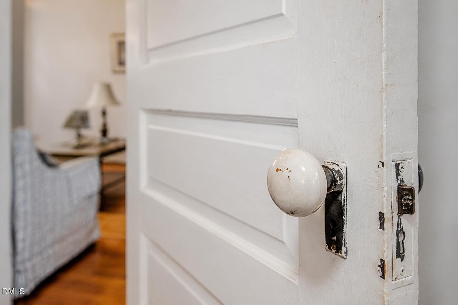 Vintage door knob - 6119 N Roxboro Road, Durham, NC 27712, Durham