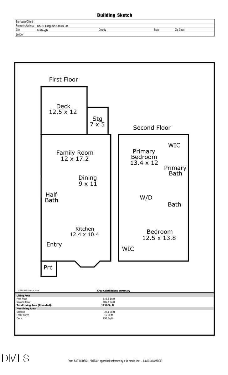 Floor Plan - 6539 English Oaks Drive, Raleigh, NC 27615, Raleigh