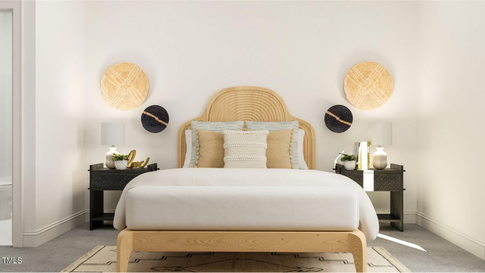 SR Tryon bedroom - 848 Cassa Clubhouse Way, Knightdale, NC 27545, Knightdale