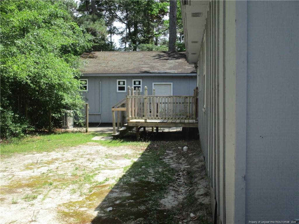 Rear toward Garage - 2123 Pigeon River Road, Fayetteville, NC 28306, Fayetteville