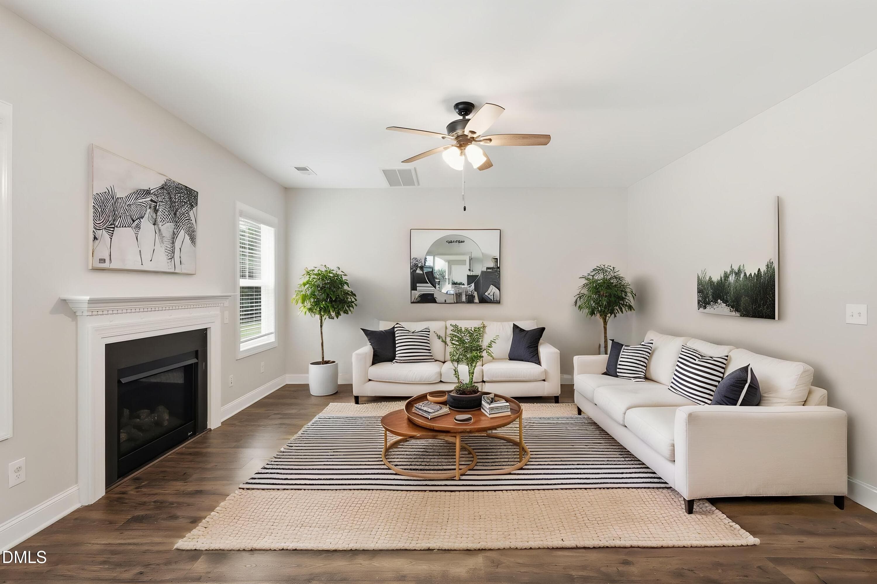 Virtually Staged - 1212 Silver Farm Road, Raleigh, NC 27603, Raleigh