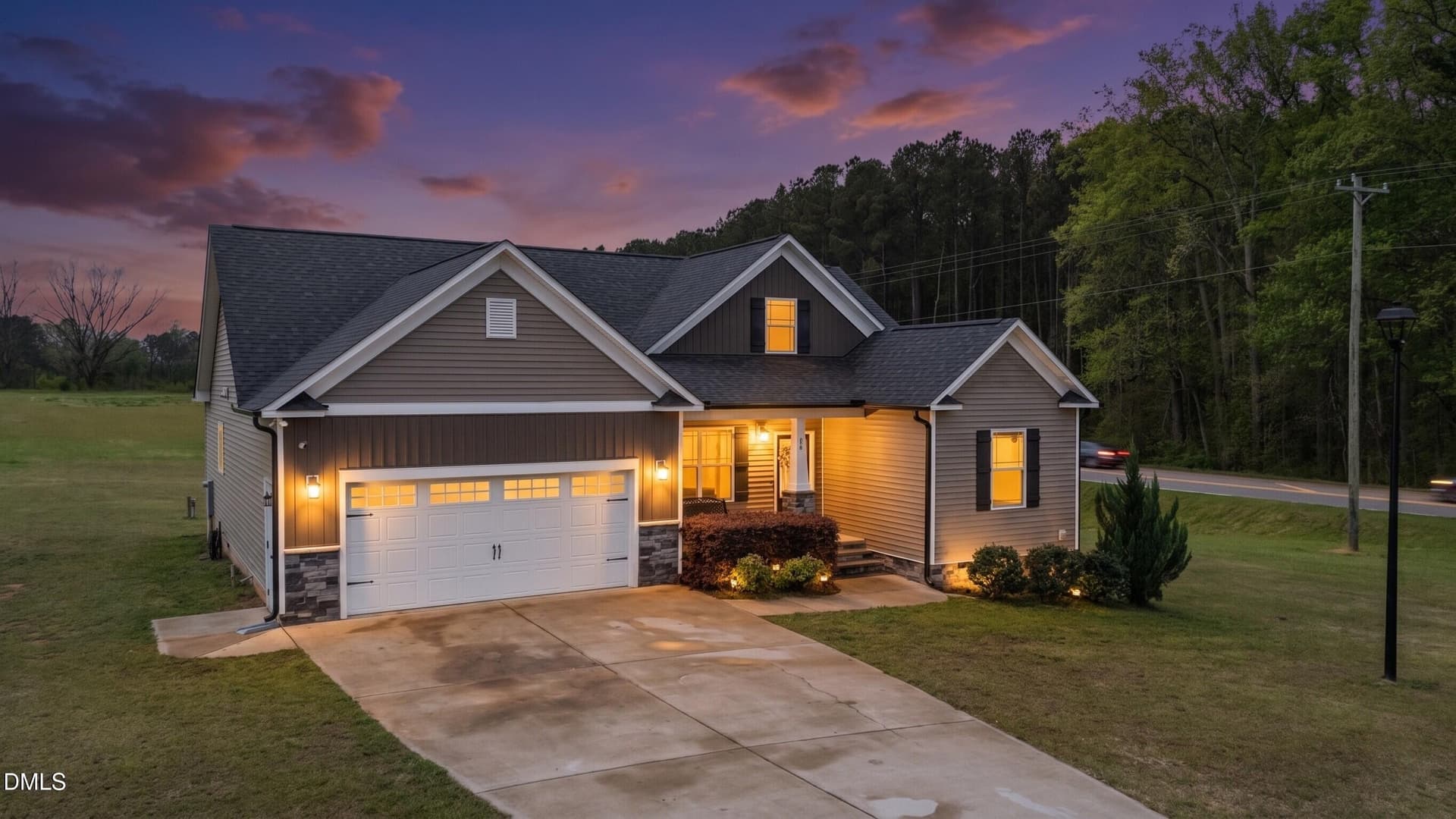 CarolinaLandingDusk - 24 Carolina Landing Drive, Zebulon, NC 27597