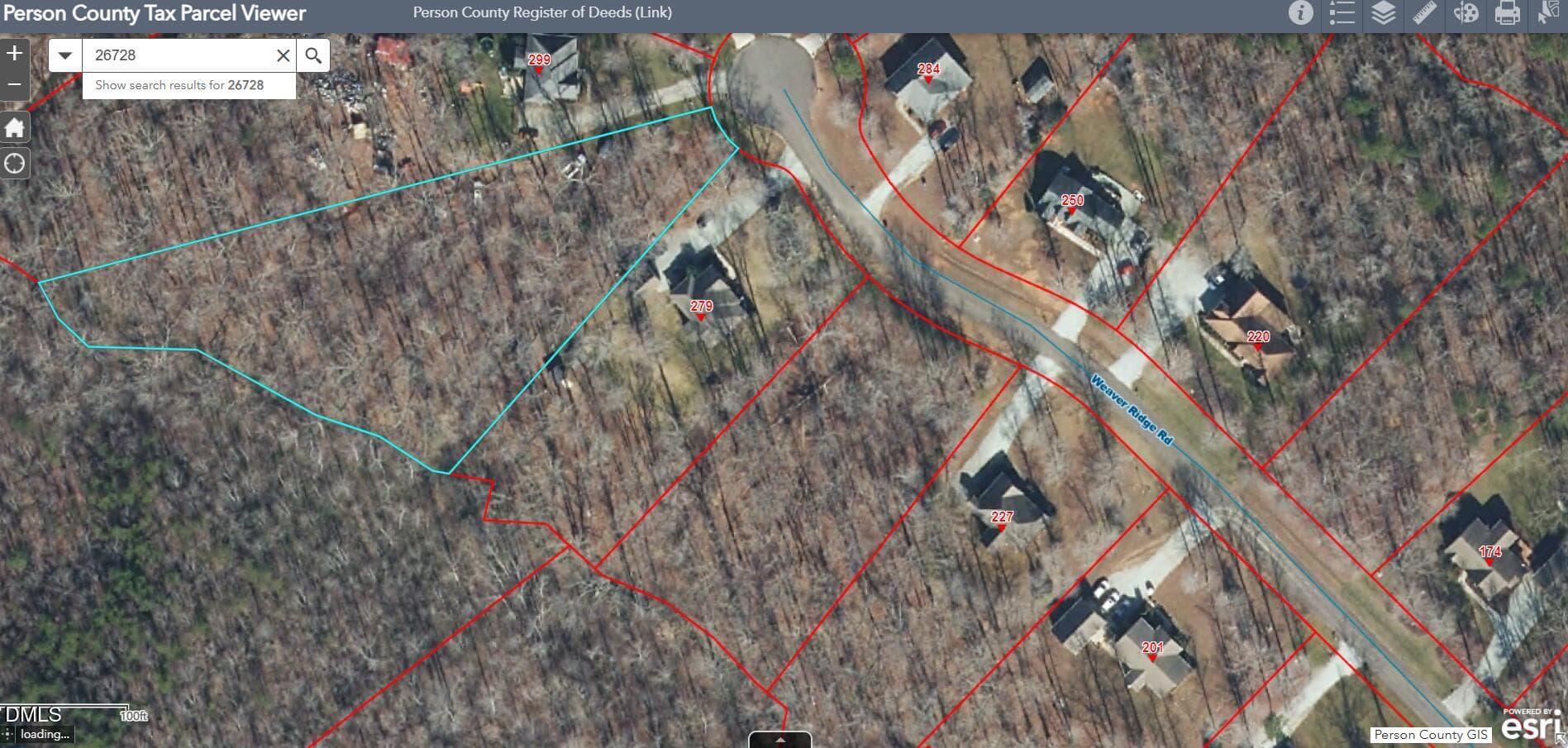 LOT 15 GIS - 00 Weaver Ridge Road, Rougemont, NC 27572