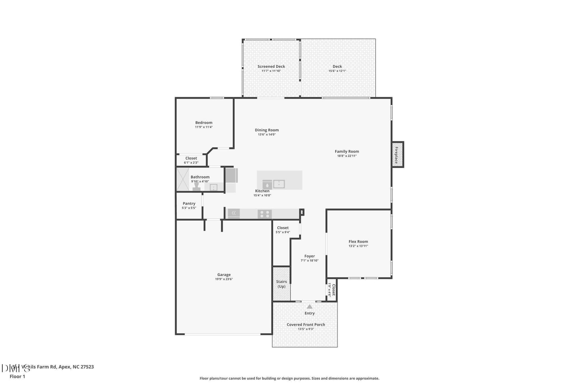 FLoor 1 - 8524 Virgils Farm Road, Apex, NC 27523
