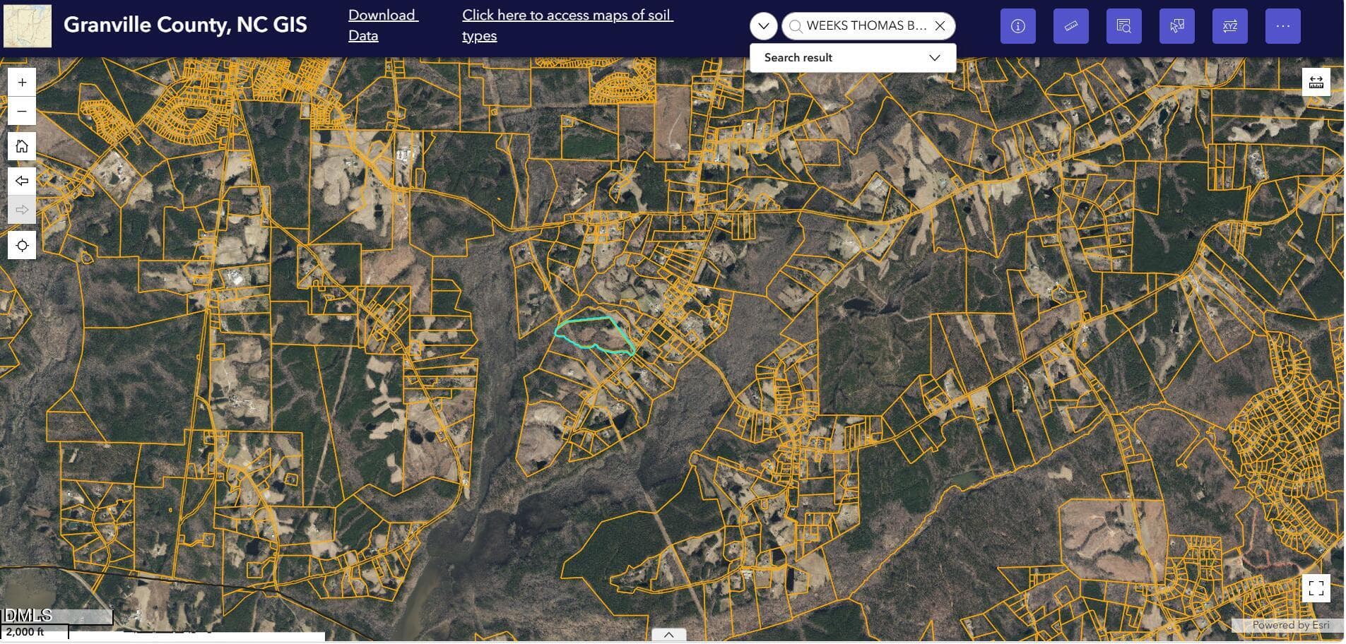 GIS Aerial - 0 Pope Road, Creedmoor, NC 27522