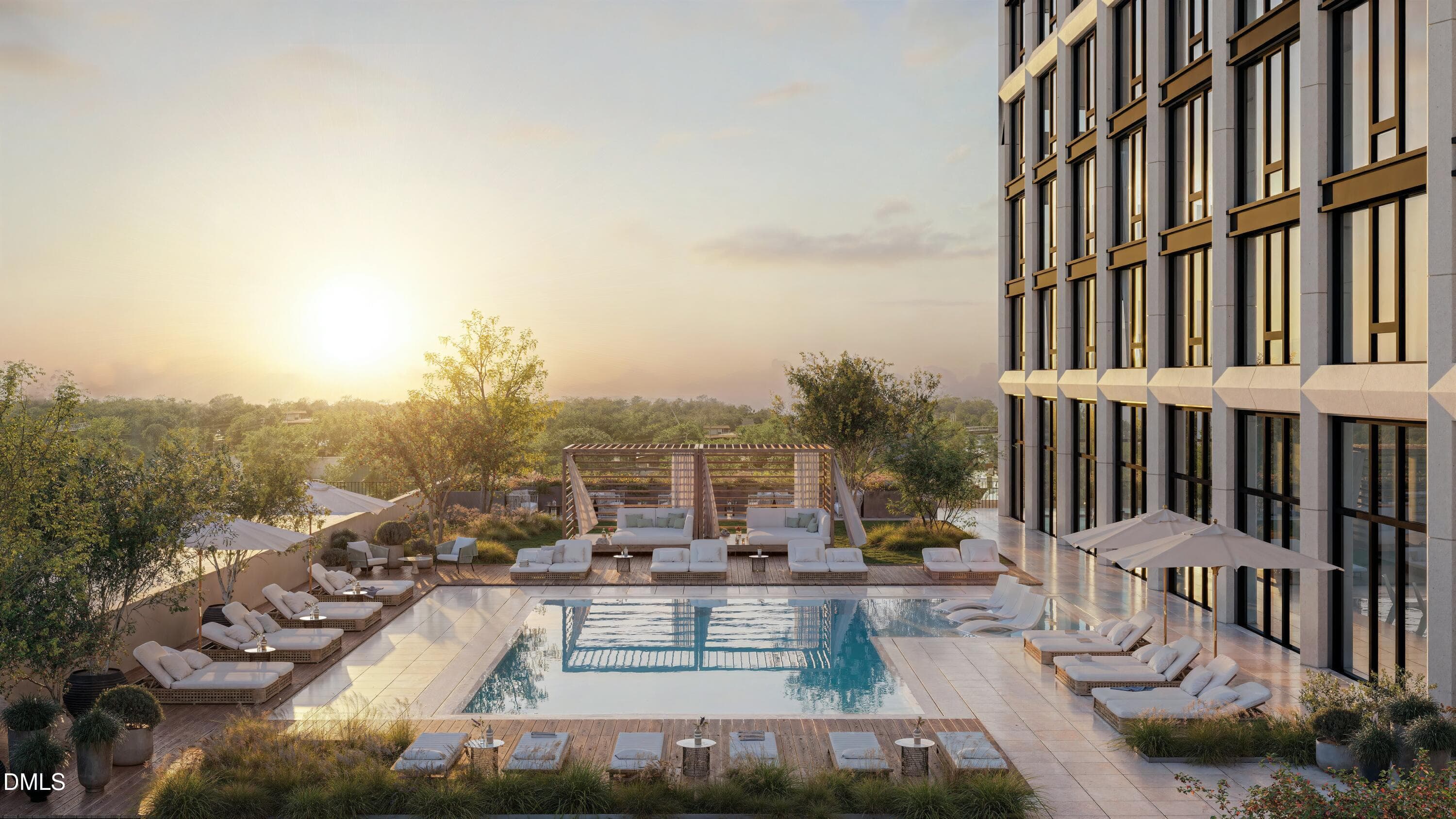 Pool Deck - 217 W Martin Street 8 D, Raleigh, NC 27601, Raleigh