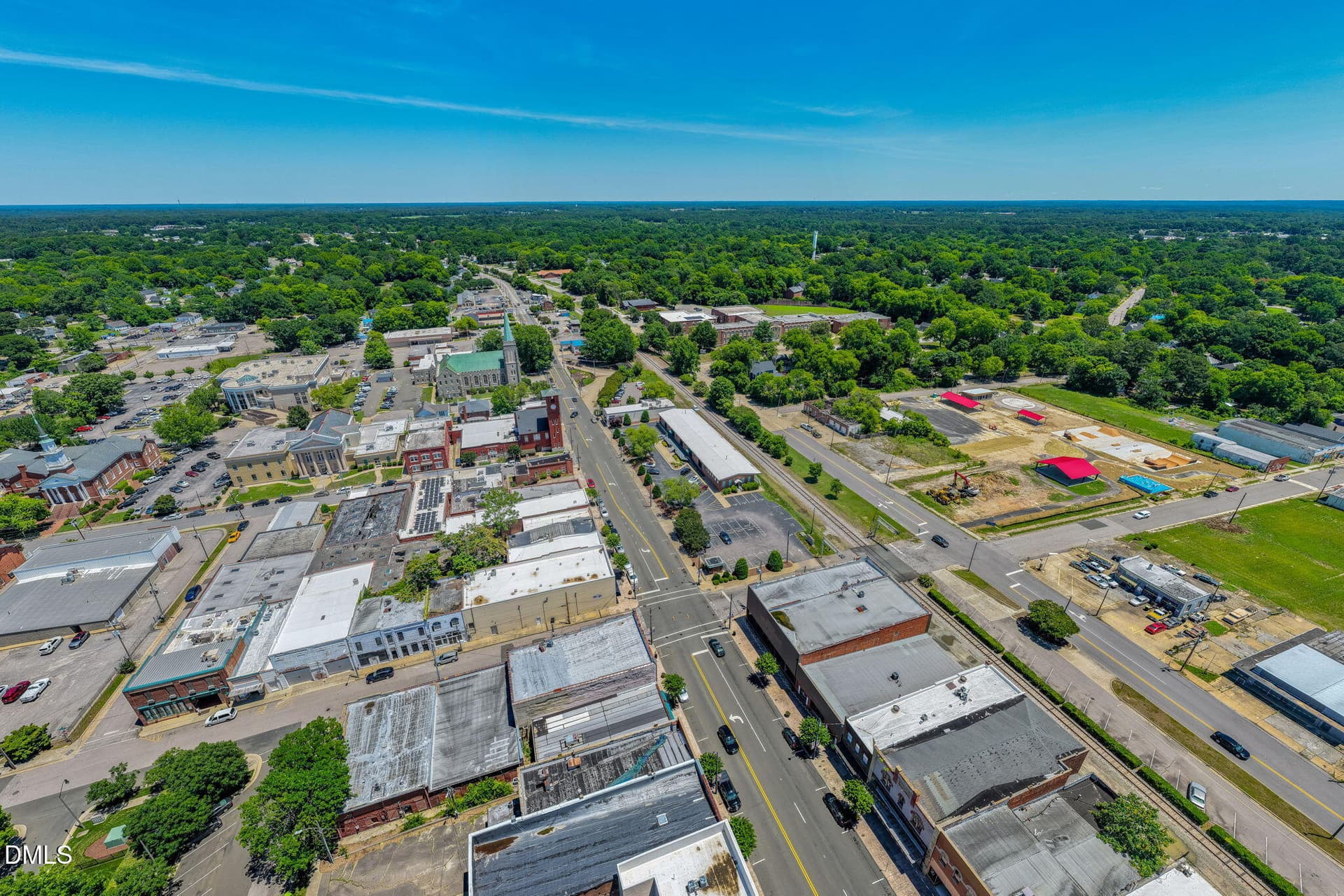 Aerial - 101 S Garnett Street, Henderson, NC 27536