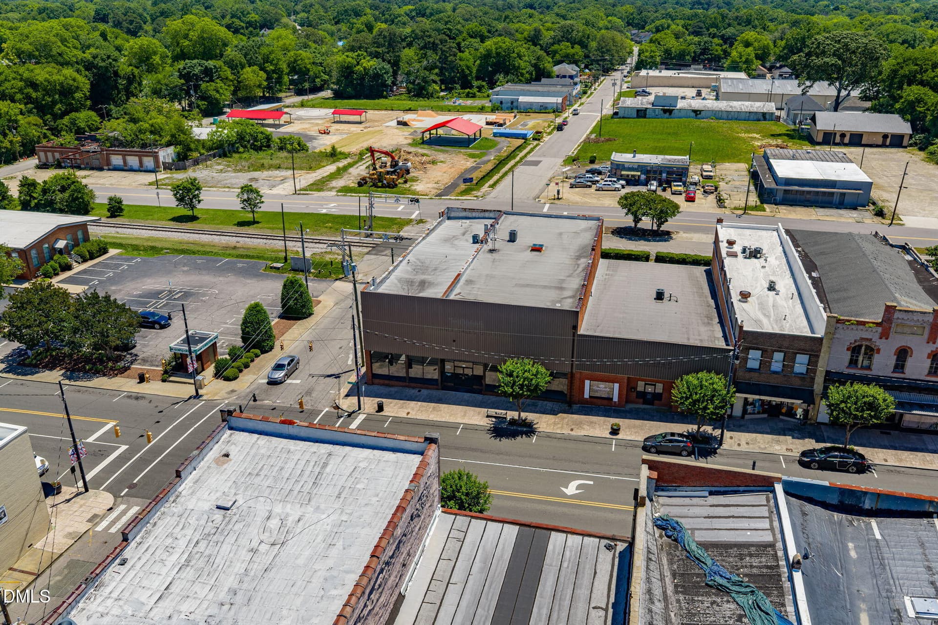 Aerial - 101 S Garnett Street, Henderson, NC 27536