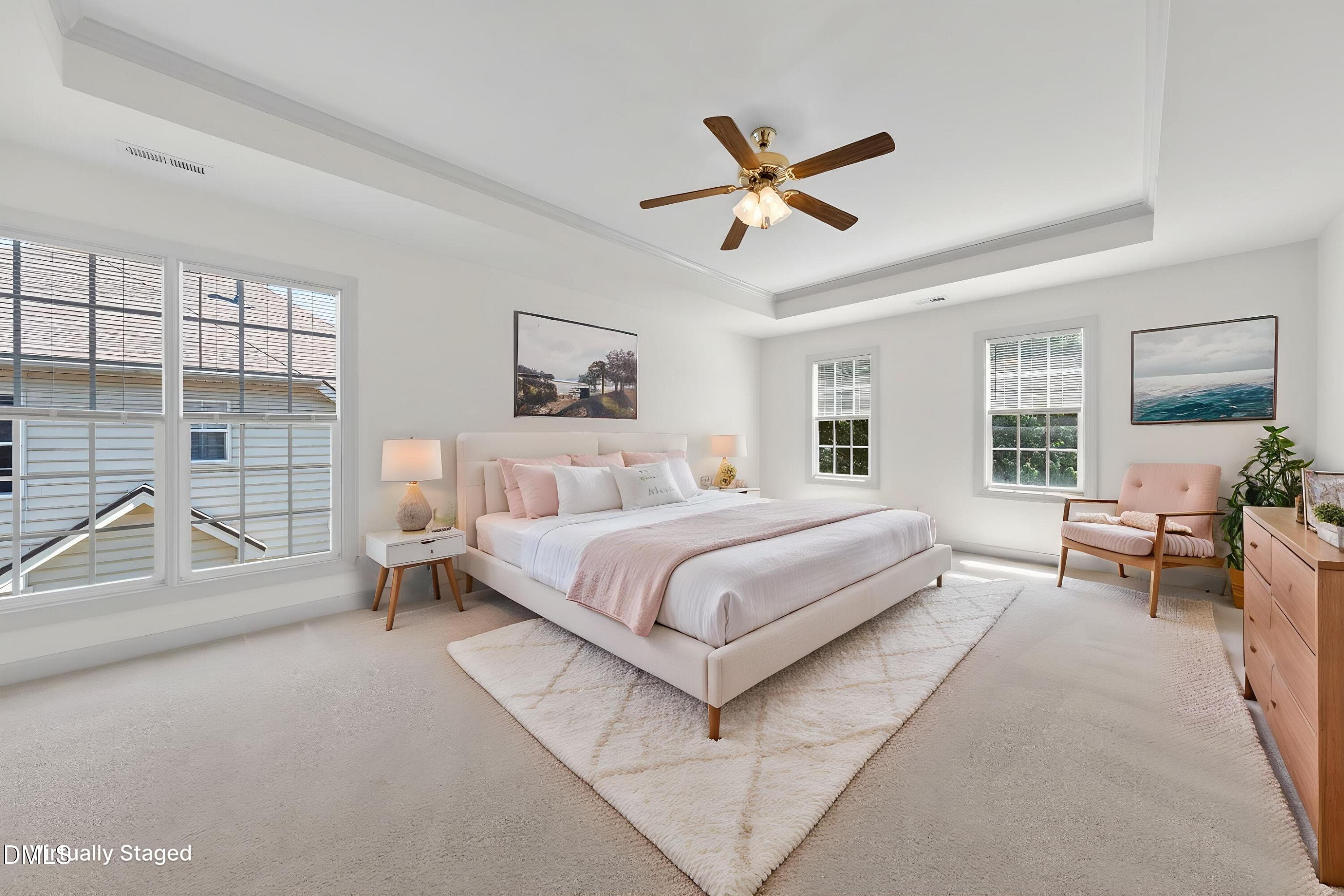 Virtually Staged Primary - 101 Greygate Place, Cary, NC 27518, Cary