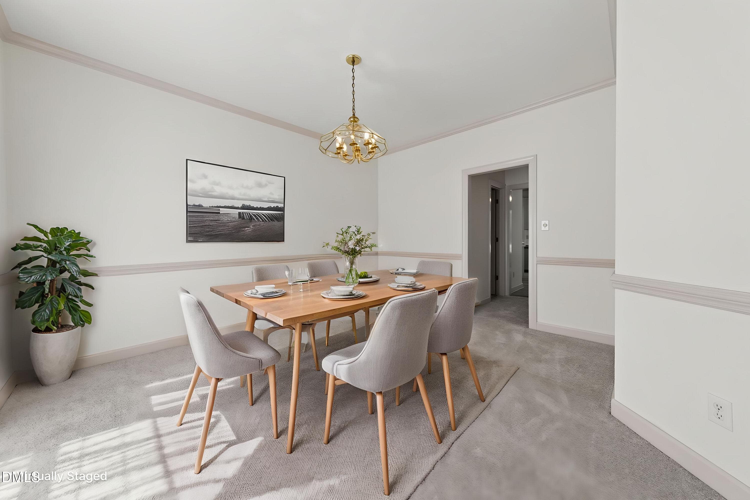 Virtually Staged Dining - 101 Greygate Place, Cary, NC 27518, Cary