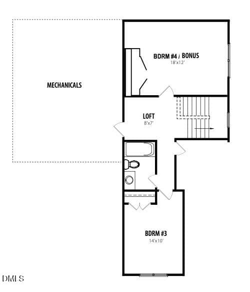 Second Floor - 118 Cinnabar Street, Clayton, NC 27527, Clayton