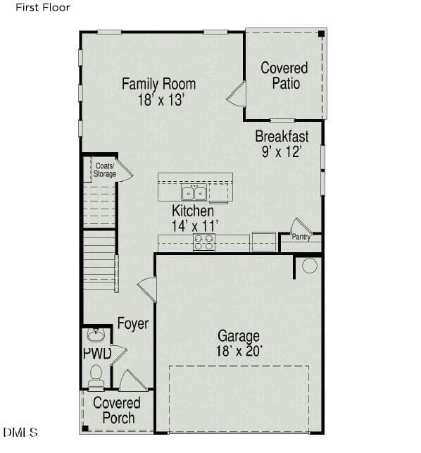 First Floor - 150 Oyster Tabby Drive, Lillington, NC 27546
