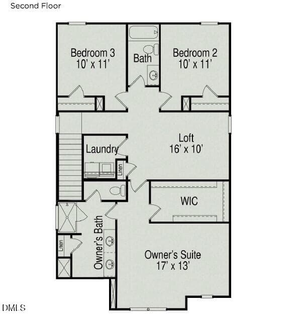 Second Floor - 150 Oyster Tabby Drive, Lillington, NC 27546