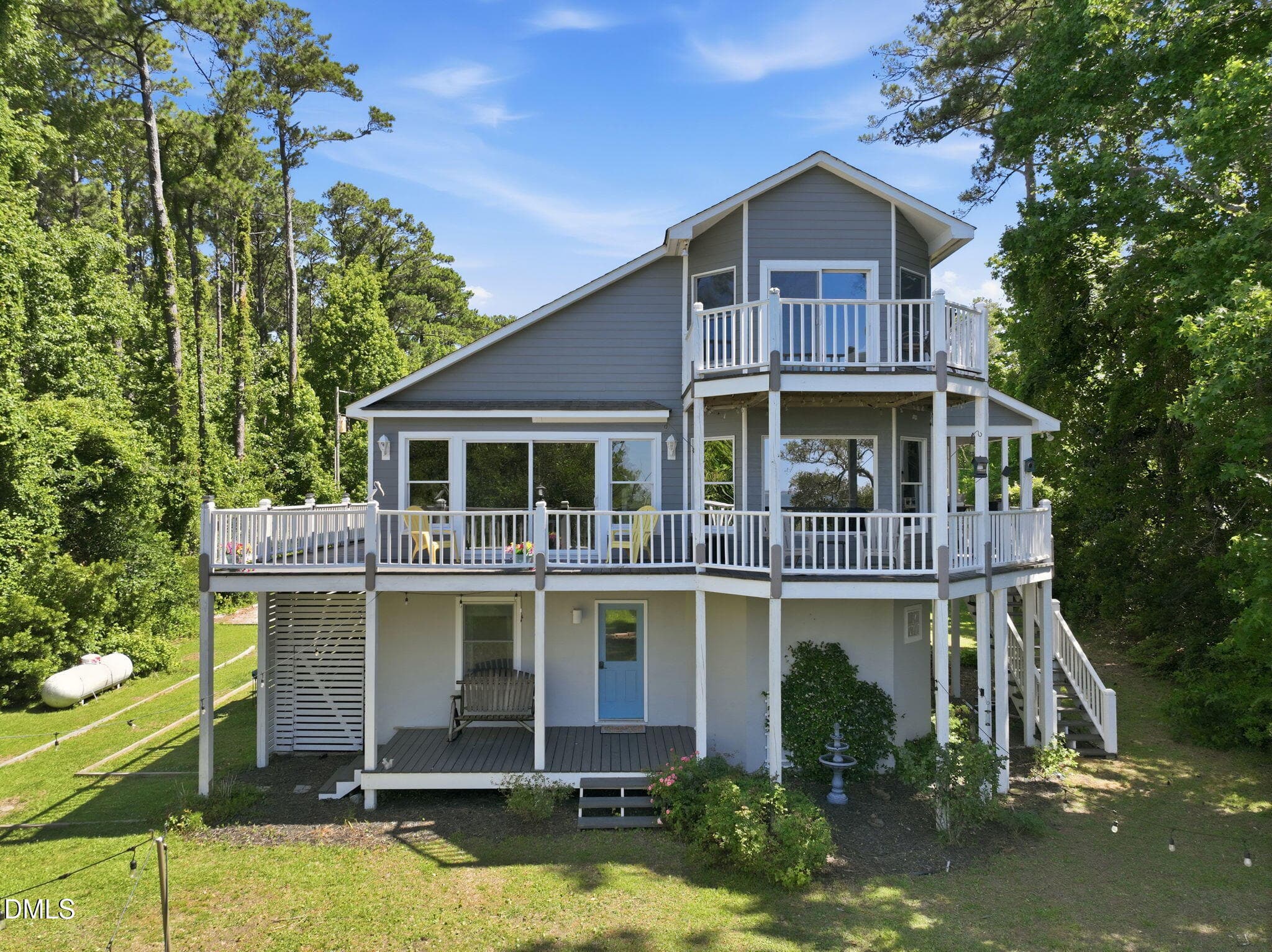 Deck Side - 174 Windy Point Road, Beaufort, NC 28516