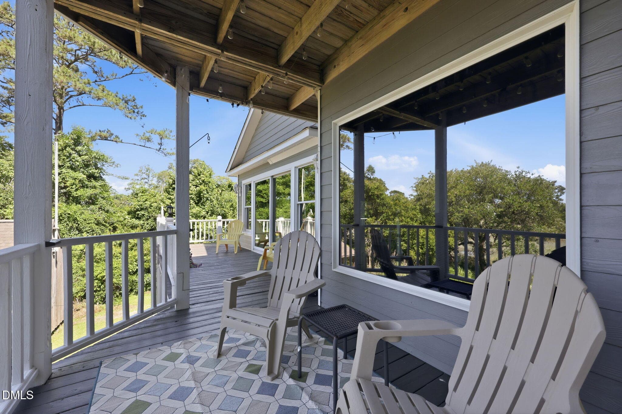 Covered Deck - 174 Windy Point Road, Beaufort, NC 28516
