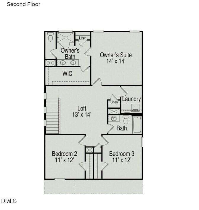Second Floor - 158 Oyster Tabby Drive, Lillington, NC 27546
