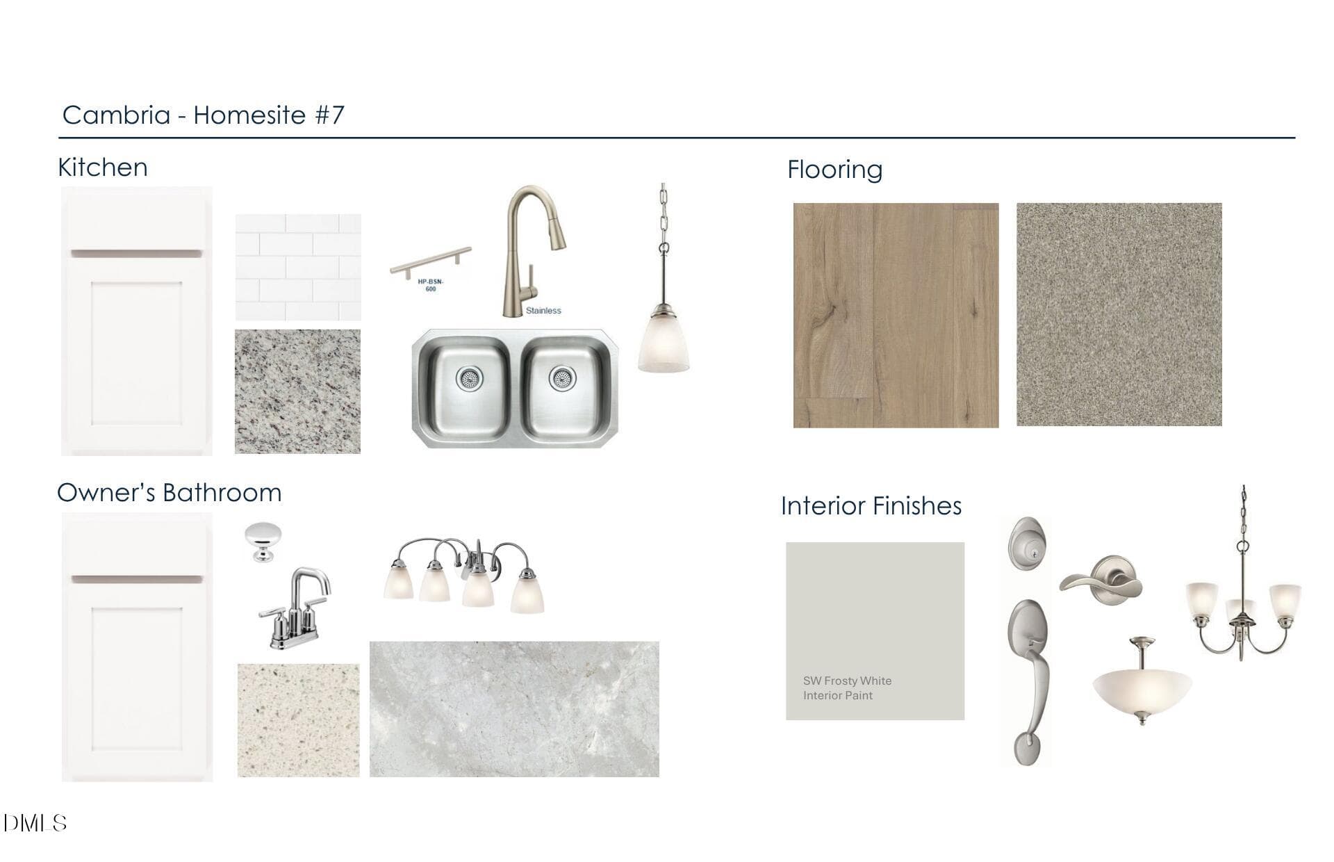 CAM Design Selections Lot #7 - 121 Verlands Way, Garner, NC 27529