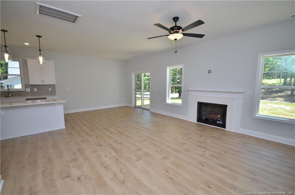 Great Room is open to the Kitchen - 324 D L Phillips (Lot 2) Lane, Broadway, NC 27505