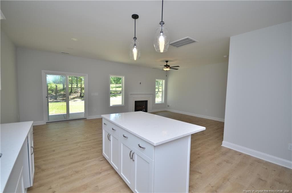 Kitchen is open to the great room - 324 D L Phillips (Lot 2) Lane, Broadway, NC 27505