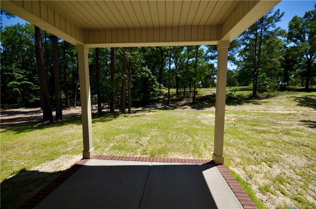 Covered Back Patio - 324 D L Phillips (Lot 2) Lane, Broadway, NC 27505